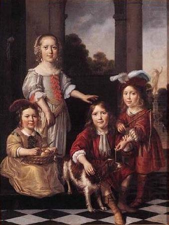 MAES, Nicolaes Portrait of Four Children china oil painting image